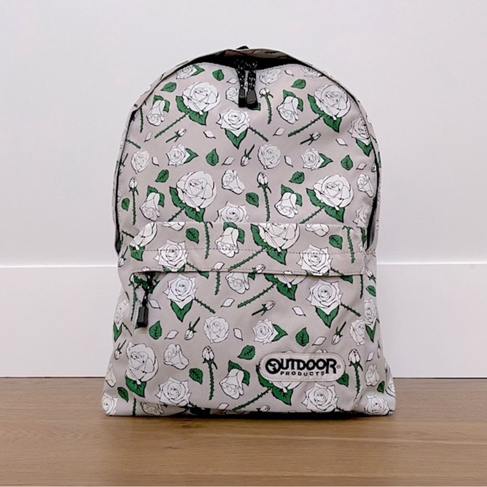 OUTDOOR PRODUCTS🇯🇵 Vintage White Roses Backpack - Picture 4 of 15